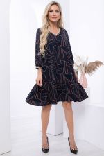 Платье "Анабель" (темно-синее) П7111 LT Collection (Акция)