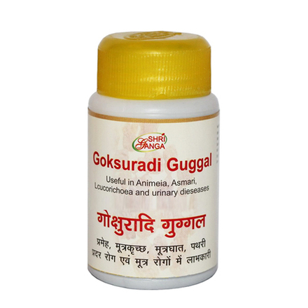 Гокшуради Гуггул Шри Ганга (Gokshuradi Guggulu Shri Ganga), 50 грамм