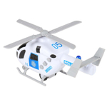 1167960/AUTODRIVE Вертолет 20см инерц. на бат. со светом и звуком, белый, в/к 22, 5*10*13, 5/54