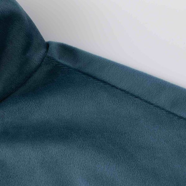 Олимпийка велюровая Puff темно-синяя - фото 4