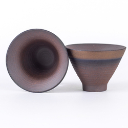 312088 Пиала ВИНТАЖНАЯ КЕРАМИКА "Конус", 60 мл, h=5.5, d=7, керамика