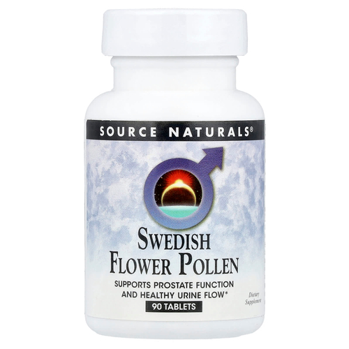 Source Naturals, шведская цветочная пыльца, 90 таблеток