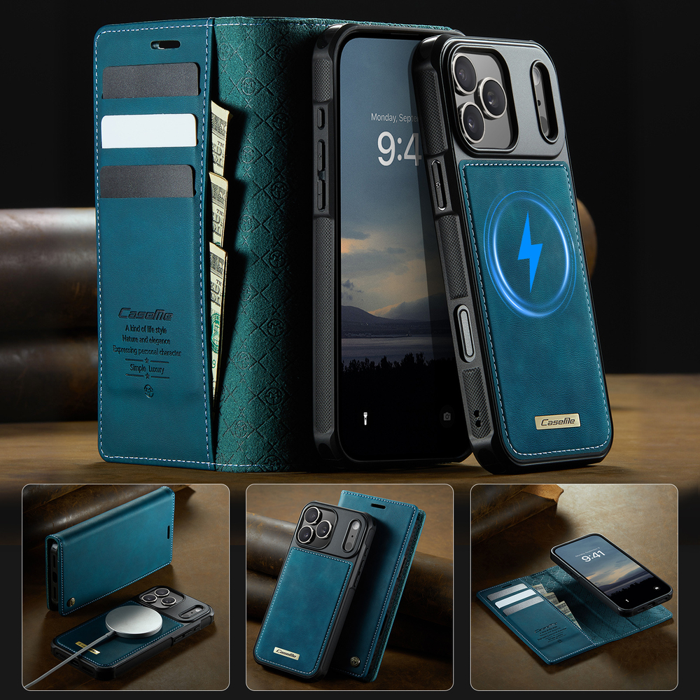 Чехол-кошелек CaseMe 2 in 1 MagSafe iPhone 17 Pro
