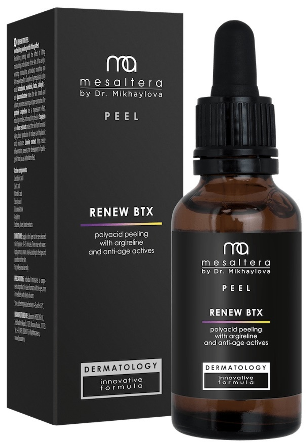MESALTERA BY DR. MIKHAYLOVA Ревитализирующий пилинг с лифтинг-эффектом pH 2.2/RENEW BTX PEEL 30 МЛ