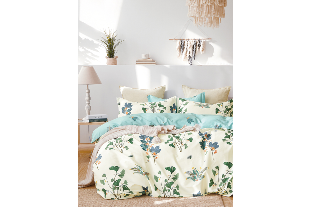 Постельное белье GoodNight Сатин Делюкс 95 с компаньоном 2 сп. с евро (с нав. 50х70)