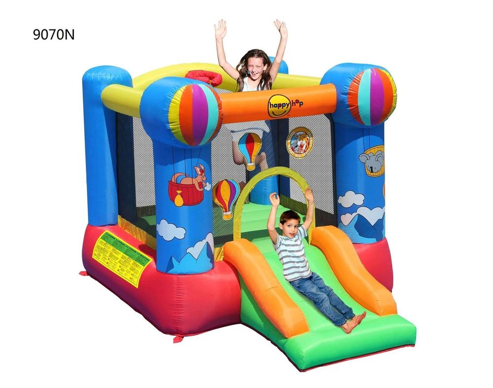 Надувной батут с горкой "Вокруг света" 9070N