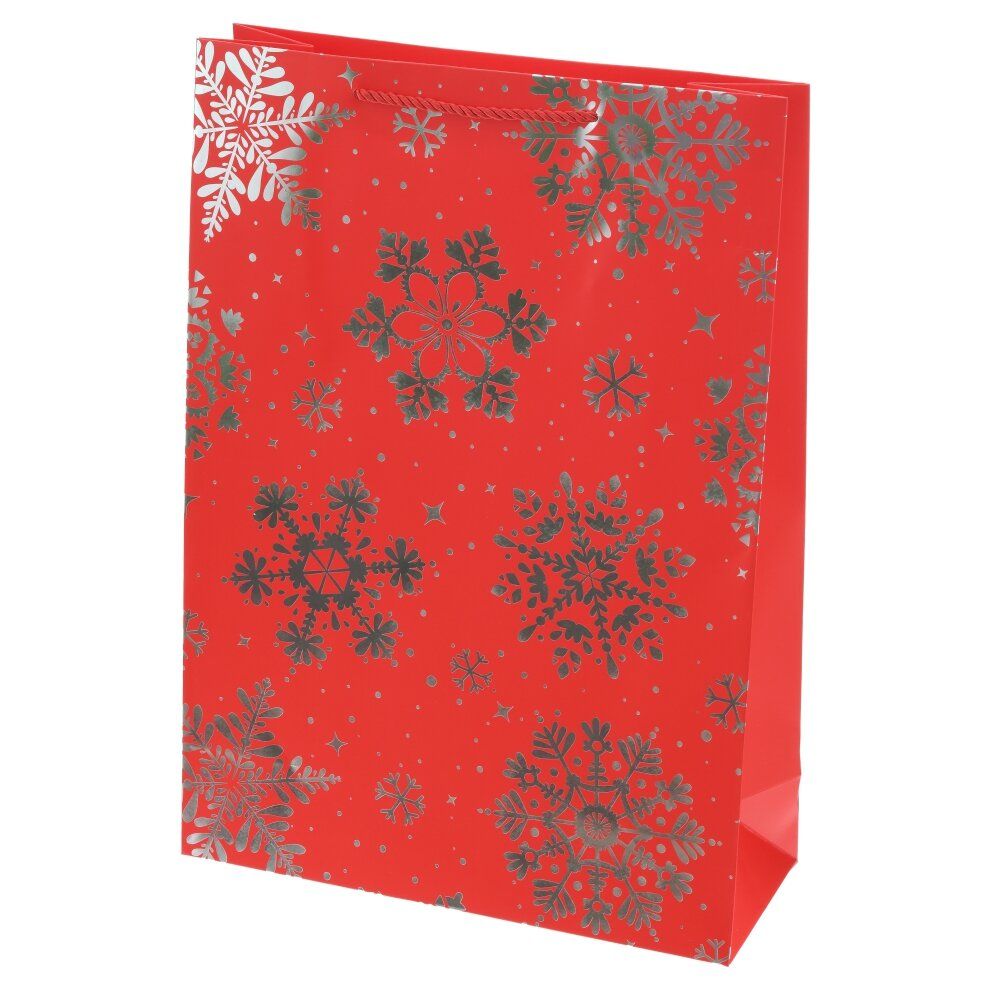 GAEM Пакет подарочный L (бумага 210г/м2, блок 12шт), L31 W12 H44 см, 4в.