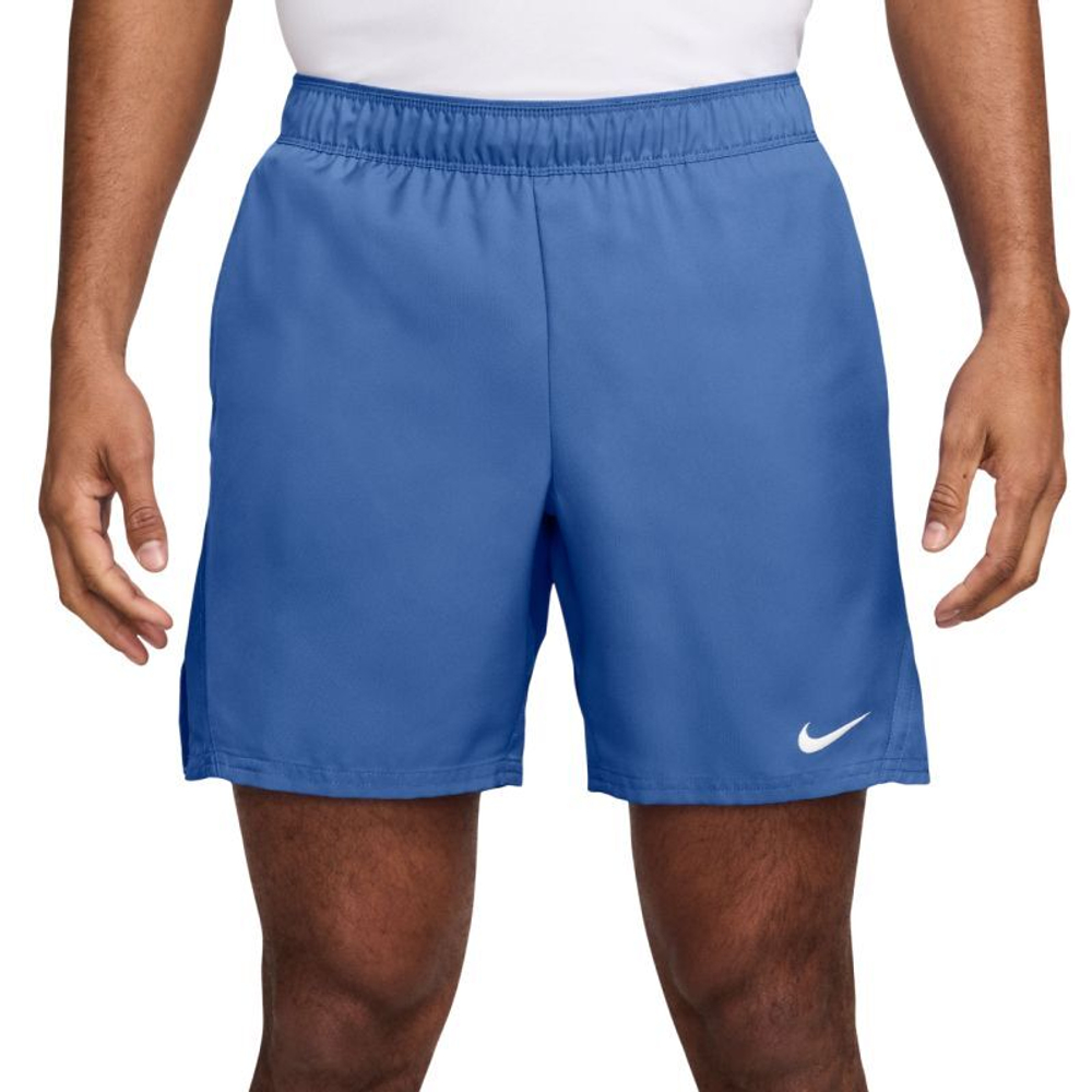 Теннисные шорты Nike Court Dri-Fit Victory 7" - comet blue/white