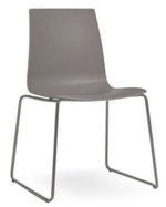 Стул пластиковый на полозьях Papatya X-Treme S Sled Pro, тортора