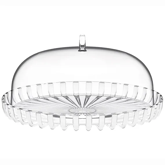 Подставка для торта с крышкой dolcevita, D31 см, перламутровая