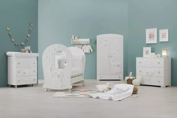 Шкаф Erbesi Elly White