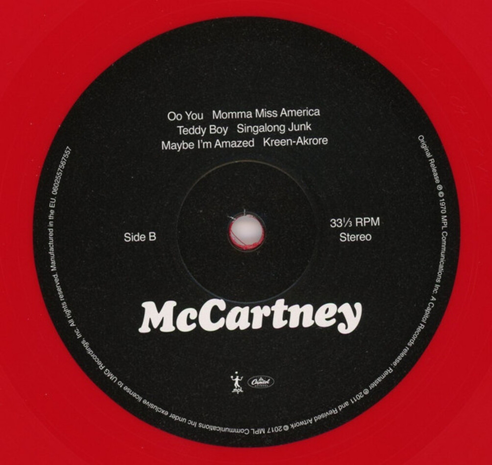 Paul McCartney / McCartney (Limited Edition)(Coloured Vinyl)(LP)