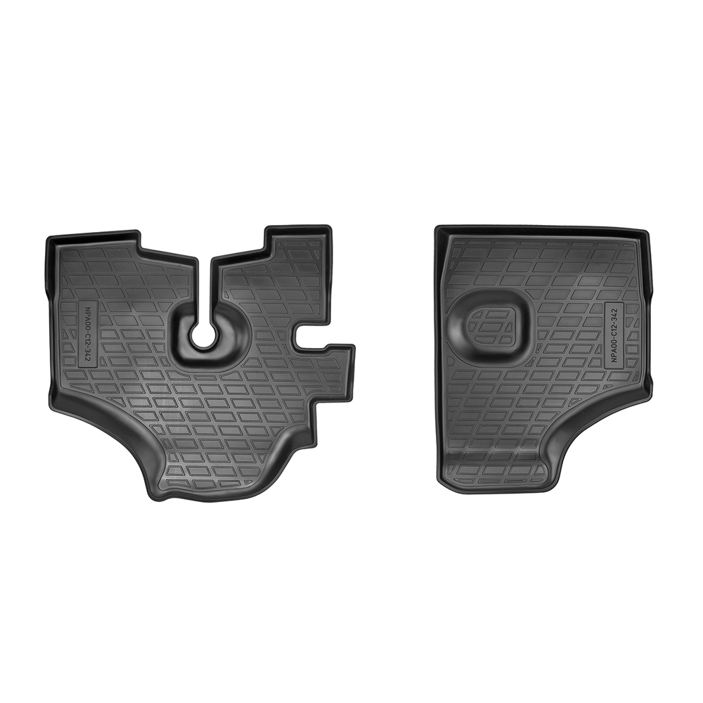 Ковры в салон Norplast/Unidec для Chevrolet Damas (2014-)Полиуретан,передняя пара арт.NPА00-C12-342