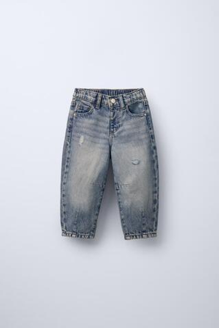 ZARA ДЖИНСЫ, ЗЕЛЕНОВАТО-СИНИЙ