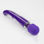 Фиолетовый перезаряжаемый вибромассажер для тела Wand Master 30 Speed (Цвет: фиолетовый)