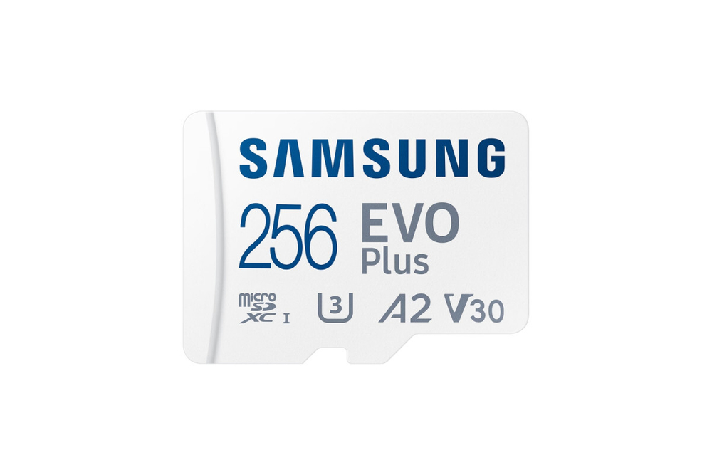 Карта памяти Samsung microSDXC EVO Plus Class10 UHS-I U3 (160MB/s) 256GB + ADP (EU)