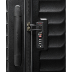 Чемодан большой Worldwide/Black Texture