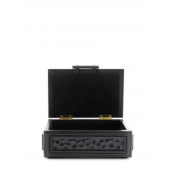 Шкатулка прямоугольная «Turtle». Цвет черный