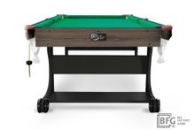 Бильярд BFG Compact Light 6 (Анкор+черный) (Пул, анкор/черный (ЛДСП), ЛДСП_16, Сукно Euro Pro 30 ш1.98м, Х/б сетка)