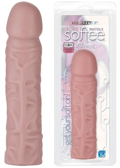 Телесный фаллоимитатор с венками