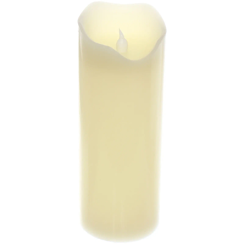 Сувенир с подсветкой «Свеча восковая - Ангел» 7,5*20 см - облита воском (работает от батареек 3 ААА)