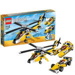 LEGO Creator: Жёлтый скоростный вертолет 31023 — Yellow Racers — Лего Креатор Создатель