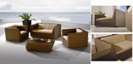 Лаунж-набор мебели Tagliamento Cubico, кофе