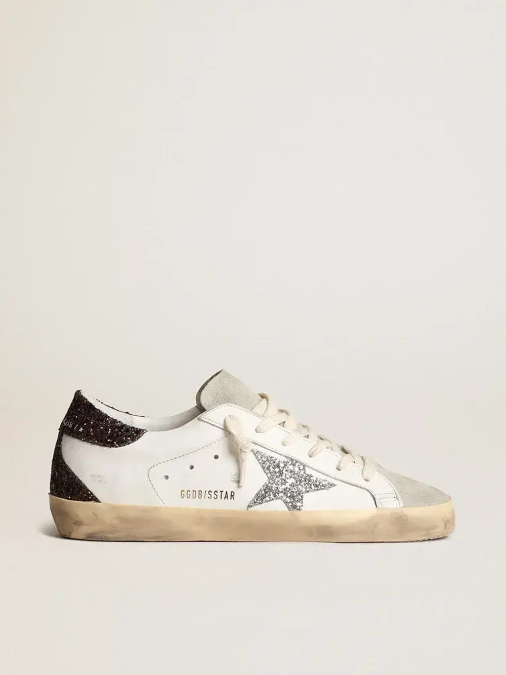 Super Star Wmns White Silver Black Glitter