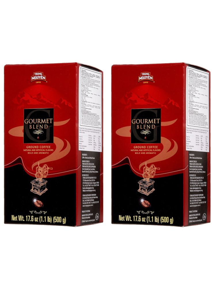 Кофе молотый Trung Nguyen Gourmet Blend, 500 г, 2 шт