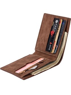 Кошелек мужской 11х9см (черный)