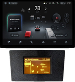 Магнитола для Opel Antara 2006-2015 (перенос БК вниз, черная) - Teyes CC4-PRO монитор 13" 2K QLED на Android 13, Snapdragon 778G, 8+128, AI, CarPlay, DSP, 4G SIM-слот