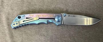 Нож Spartan Blades Harsey Graffiti - сталь MagnaCut, рукоять титан + авторская гравировка