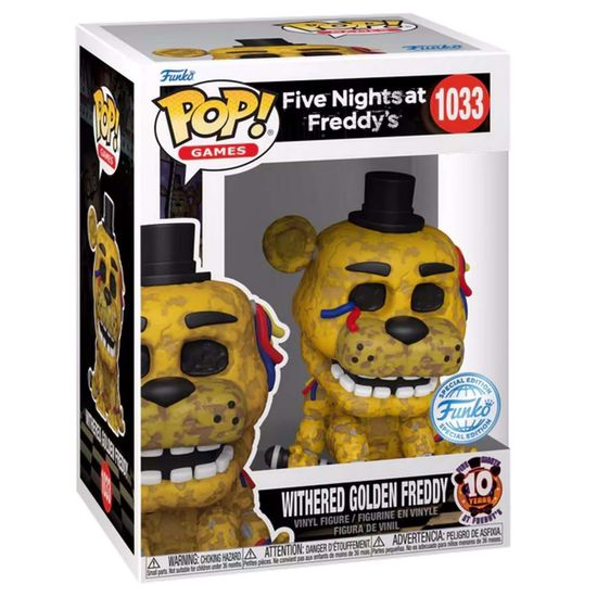 Фигурка Funko POP! Games FNAF 10th Withered Golden Freddy (Exc) (1033) 83091