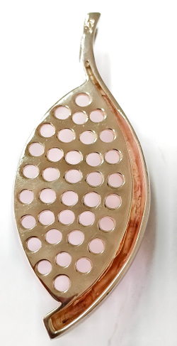 Ювелирная подвеска из серебра с позолотой