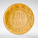Italy 200 Lire 1981 R "Woman Head – Standard Issue", XF