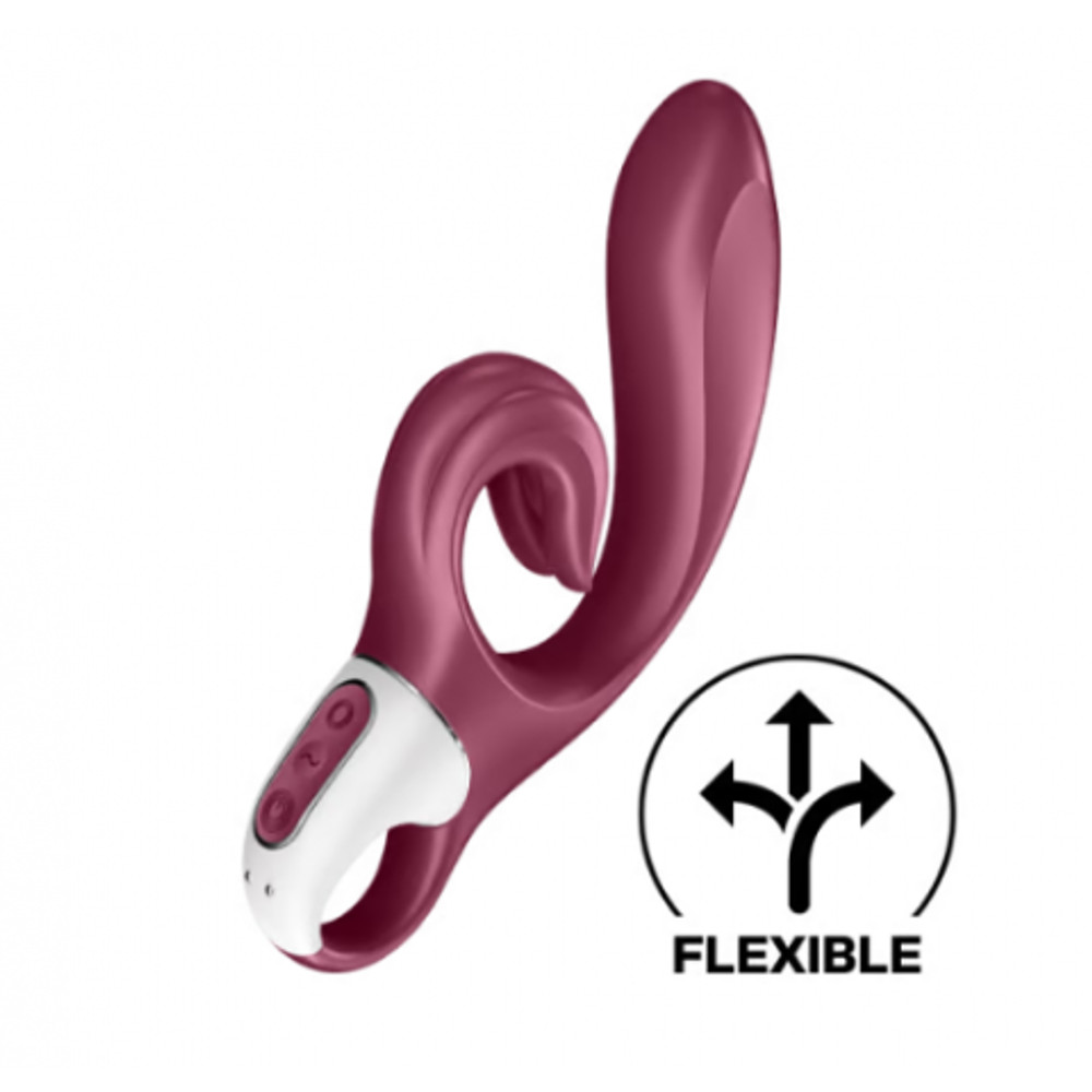 Вибратор-кролик Satisfyer Love me бордовый