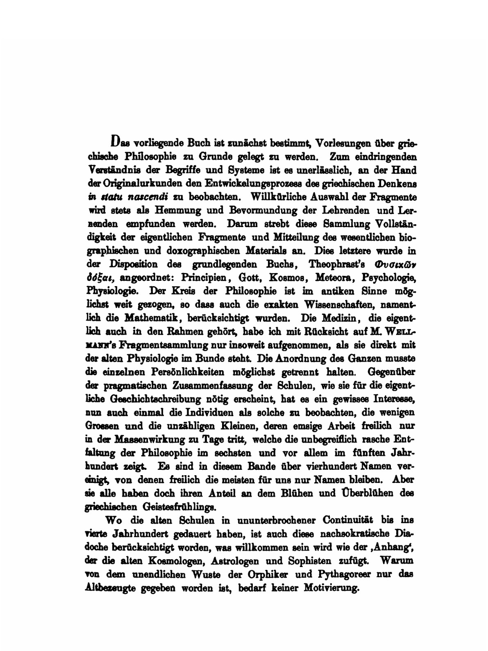 Die fragmente der Vorsokratiker griechisch und deutsch. Volume 1 | H. Diels