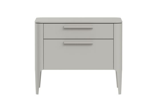 Тумба прикроватная Type 2 ящика ширина 60 см (серо-бежевый)