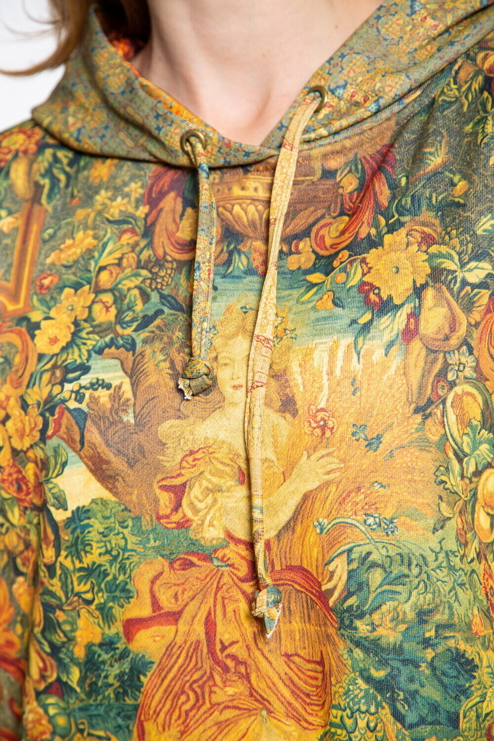 Комплект (худи и леггинсы) "Четыре стихии", по мотивам фламандских гобеленов 17 века "Времена года, четыре стихии"