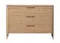 Комод Type oak 3 ящика ширина 120 см (натуральный дуб)