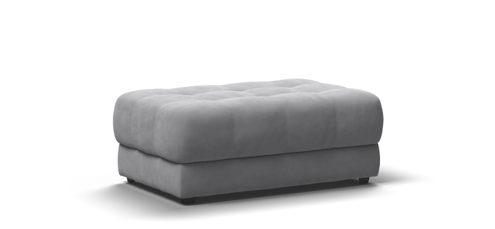 Босс пуф Велюр Монолит сталь