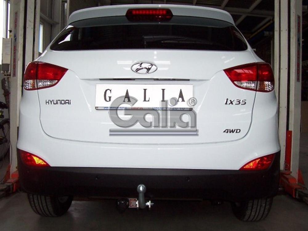 Фаркоп оцинкованный Galia H083C для Hyundai ix35 2010-2015, Kia Sportage 2010-2015(паспорт и сертификат в комплекте)(без электрики)