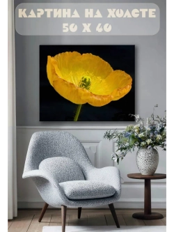 Картина на стену 40 X 50 Мак