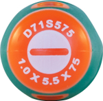 D71S575 Отвертка стержневая шлицевая ANTI-SLIP GRIP, SL5.5х75 мм
