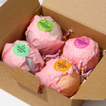 Набор из 4 бомбочек для ванны «Сочный детокс»