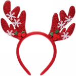 Ободок карнавальный «Снежные рога» 18х26 см