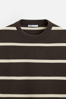 ZARA МЯГКИЙ СВИТЕР, ПОЛОСКИ