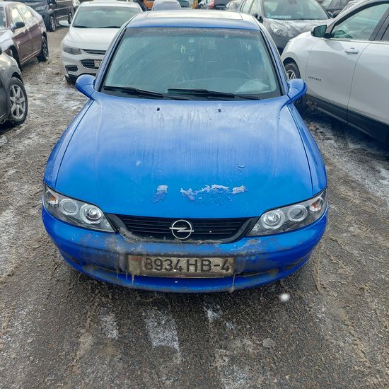 Передние фары Opel Vectra B angel eyes black