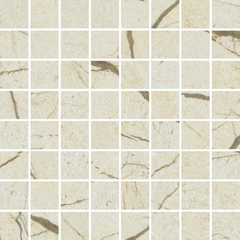 Мозаика Charme Deluxe Cream River Lux Mosaico 3.5х3.5 29.2x29.2