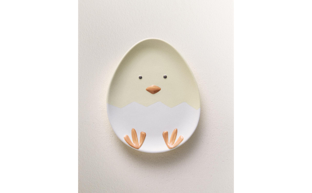 Zara Home тарелка из фарфора, цвет разноцветный, 20 см